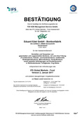 Edel mit IFS Global Markets Zertifizierung